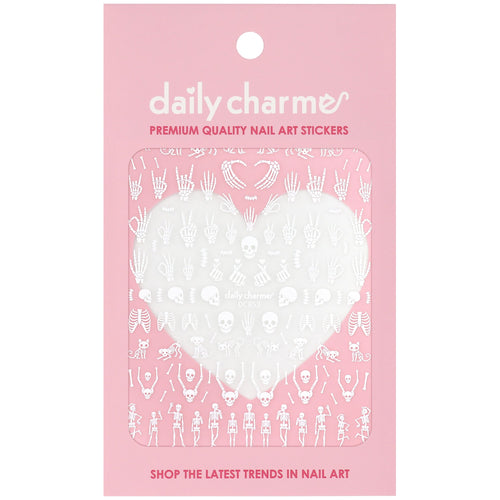 Daily Charme - Halloween Nail Art Sticker - Boneyard Bash