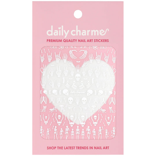 Daily Charme - Halloween Nail Art Sticker - Boneyard Bash