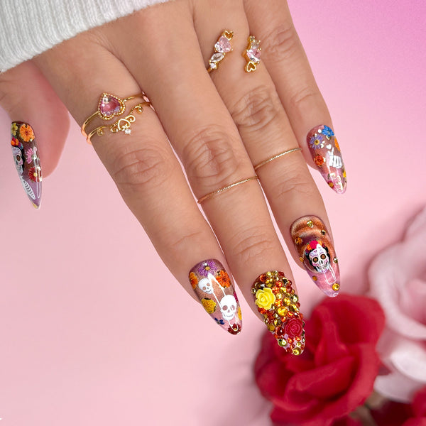 Daily Charme - Halloween Nail Art Sticker - Boneyard Bash