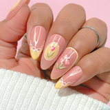 Daily Charme - 3D Embossed Nail Art Sticker – Tulip Love