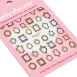 Daily Charme - 3D Embossed Nail Art Sticker – Vintage Frames