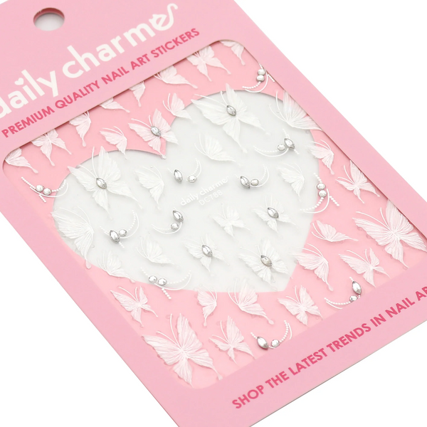Daily Charme - Bejeweled Nail Art Sticker – Fairy Wings