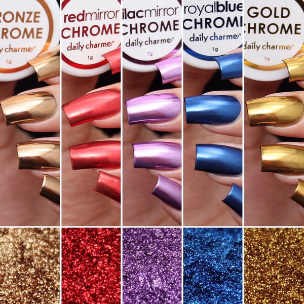 Daily Charme - Chrome Effect No-Wipe Gel