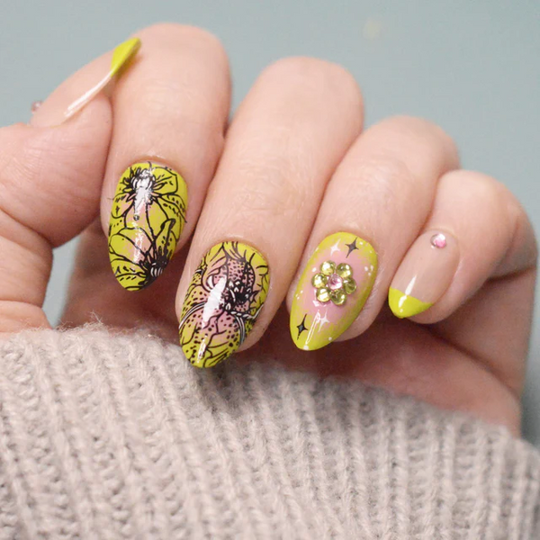 MANI-STMP-GARDEN GEMS DIAMOND DEWDROP MXM176