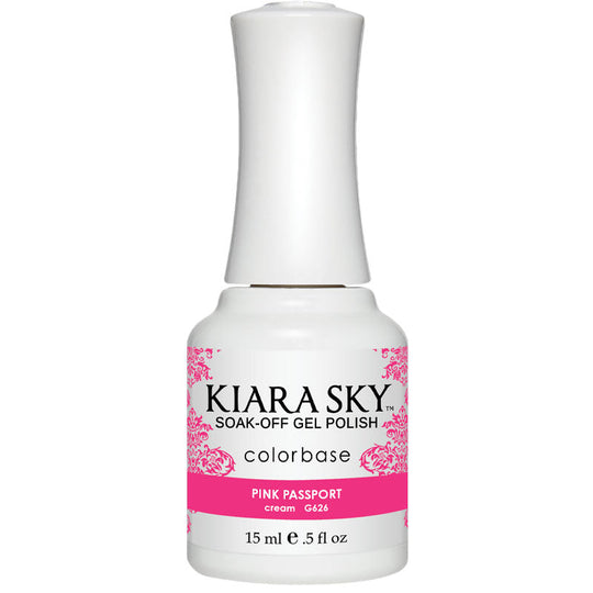 Kiara Sky - Gel Polish - Pink Passport 0.5 oz - #G626