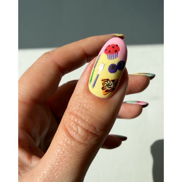 Deco Beauty - Nail Art Stickers - Eggs Benny