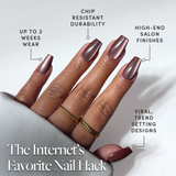 Glamnetic - Press On - Espresso Glow