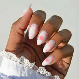 Glamnetic - Press On - Fleur Amour - Short Almond