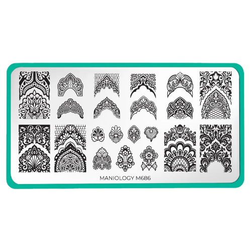 Maniology - Stamping Plate - Fit for a Queen  (M686)