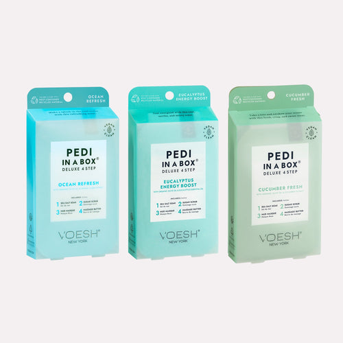 Voesh - Pedi in a Box Deluxe 4 Step Fresh Trio