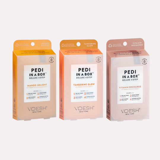 Voesh - Pedi in a Box Deluxe 4 Step - Fruity Trio