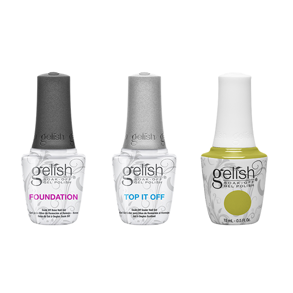 Gelish Combo - Base, Top & Flying Out Loud