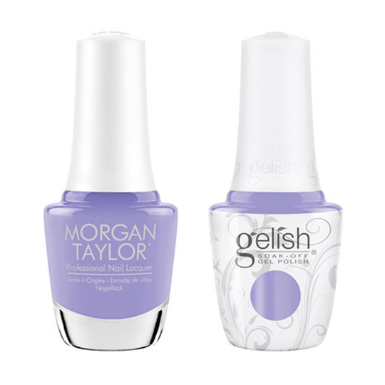 Gelish & Morgan Taylor Combo - Can't Burst My Bubble