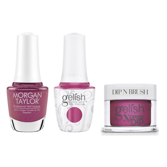 Gelish, Morgan Taylor & Dip Combo - Sipping On Serenity