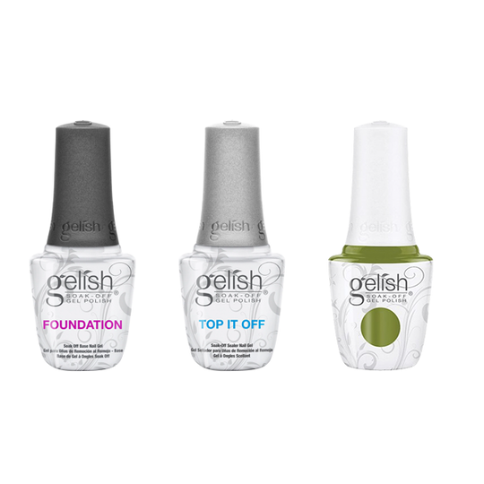 Gelish Combo - Base, Top & Freshly Cut