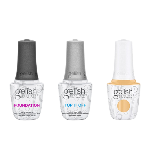 Gelish Combo - Base, Top & Sunny Daze Ahead