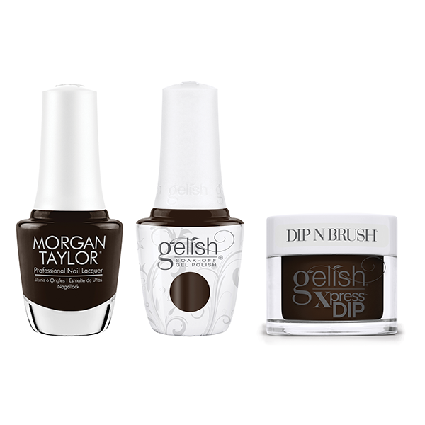Gelish, Morgan Taylor & Dip Combo - Dark Empress