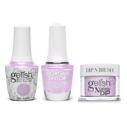Gelish, Morgan Taylor & Dip Combo - Lucidly Lavender