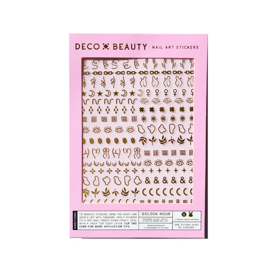 Deco Beauty - Nail Art Stickers - Golden Hour