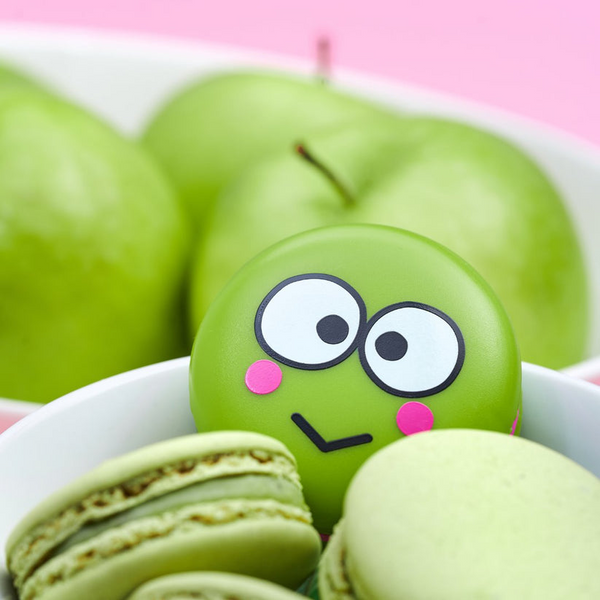 The Creme Shop X Hello Kitty - Keroppi Macaron Lip Balm Green Apple A Day