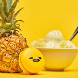 The Creme Shop X Hello Kitty - Gudetama Macaron Lip Balm Vitamin E Pineapple Sherbert