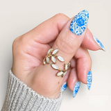 Maniology - Stamping Plate - Gzhel Roses - M674