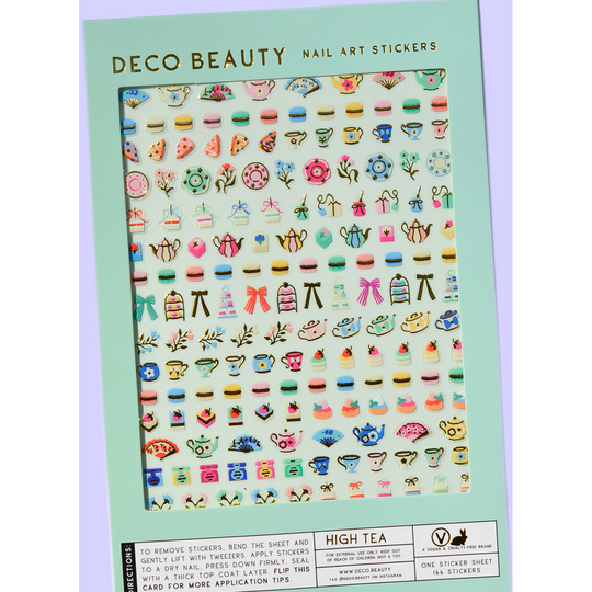 Deco Beauty - Nail Art Stickers - High Tea