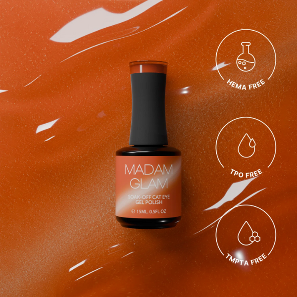 Madam Glam - Cat-Eye Gel Polish - Honey Shell