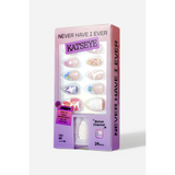 Never Have I Ever x Katseye- Hootie Frutti – Short Stiletto Press-On Nails