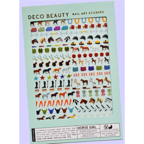Deco Beauty - Nail Art Stickers - Horse Girl