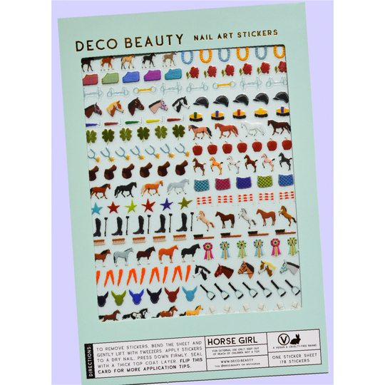 Deco Beauty - Nail Art Stickers - Horse Girl