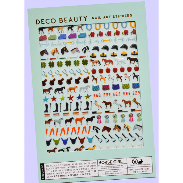 Deco Beauty - Nail Art Stickers - Horse Girl