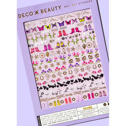 Deco Beauty - Nail Art Stickers - Howdy
