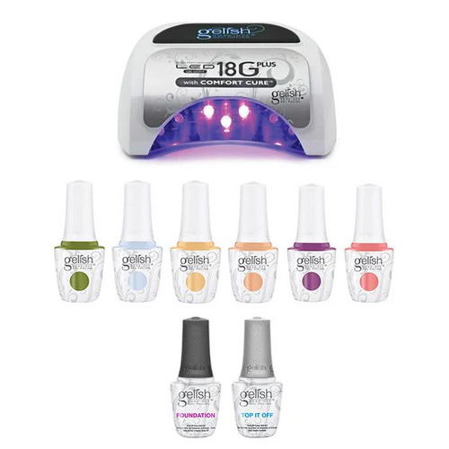Gelish In Frame Fall Combo - Collection Gel Kit & 18G Light Plus