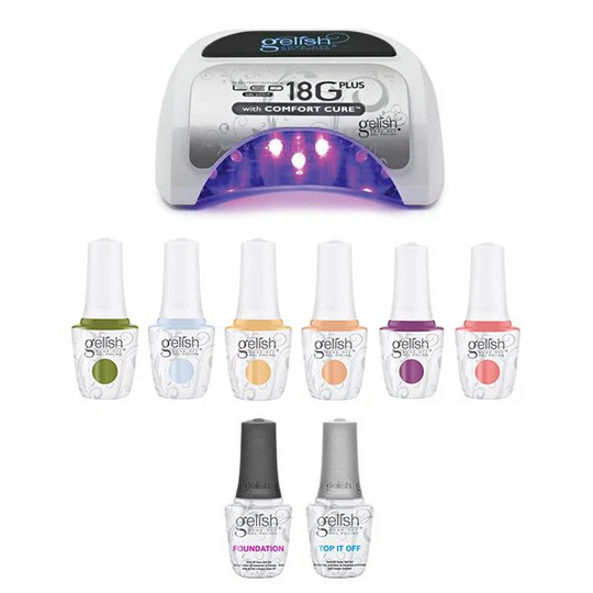 Gelish In Frame Fall Combo - Collection Gel Kit & 18G Light Plus