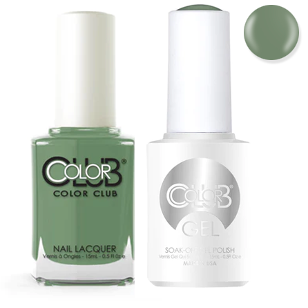 Color Club - Lacquer & Gel Duo - Jardin Green - #1316