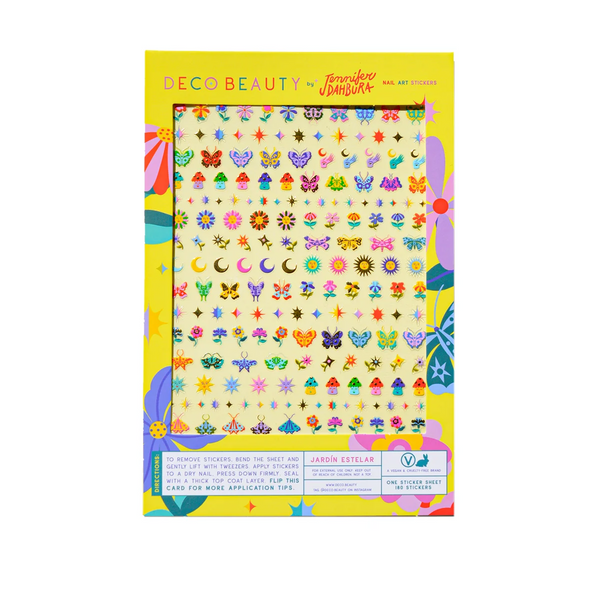 Deco Beauty - Nail Art Stickers - Jardín Estelar