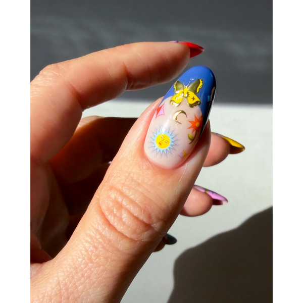 Deco Beauty - Nail Art Stickers - Jardín Estelar