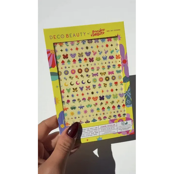 Deco Beauty - Nail Art Stickers - Jardín Estelar