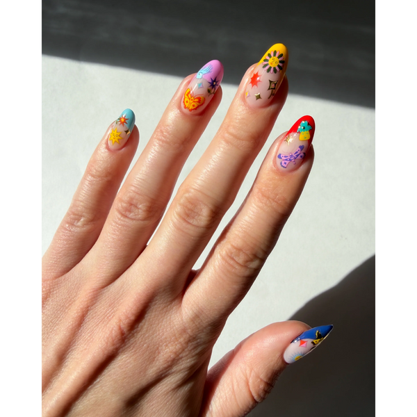 Deco Beauty - Nail Art Stickers - Jardín Estelar