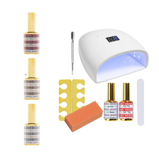 DND - Jolly Days Platinum Gel Polish Starter Set