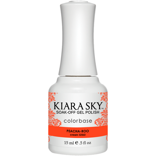 Kiara Sky - Gel Polish - Peach-A-Roo 0.5 oz - #G562