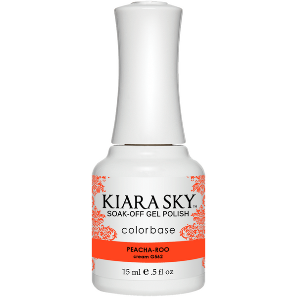 Kiara Sky - Gel Polish - Peach-A-Roo 0.5 oz - #G562