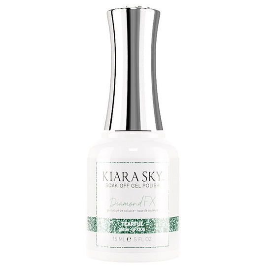 Kiara Sky - Gel Polish - Tearful Glitter 0.5 oz - #GFX106