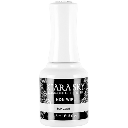 Kiara Sky - Gel Polish - Non Wipe Top Coat 0.5 oz - #GNWTOP01