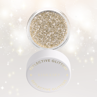 Kiara Sky Nail Art - Reflective Loose Glitter - Lemon Twist