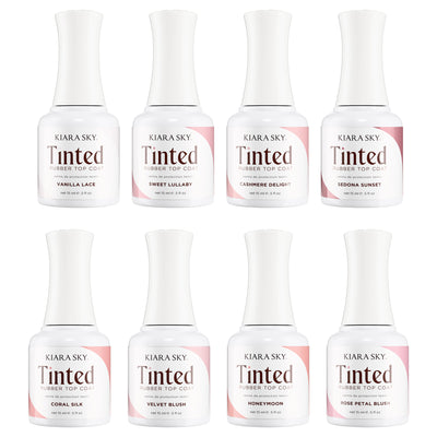 Kiara Sky - Gel Polish - Tinted Rubber Top Coat Collection 0.5 oz