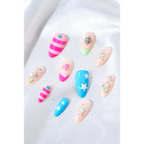 Never Have I Ever - Pinky Up – Almond Press-On Nails