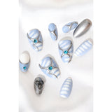 Never Have I Ever - Bel Air – Short Almond Press-On Nails