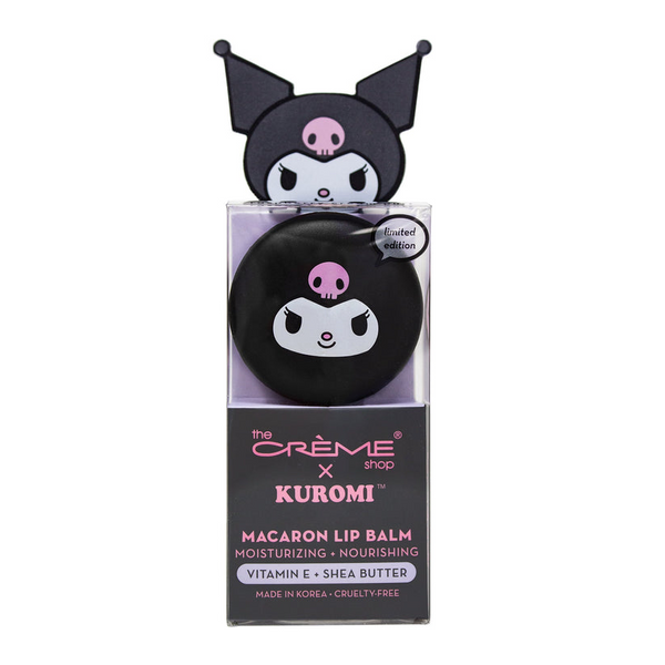 The Creme Shop X Hello Kitty - Kuromi Macaron Lip Balm Raspberry Cream Puff
